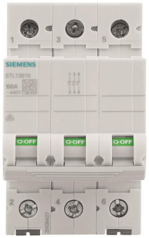 Siemens 5TL13910 Ausschalter 100A 3p 