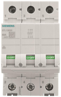 Siemens Ausschalter 63A 3p      5TL13630 