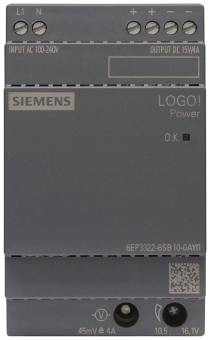 Siemens 6EP33226SB100AY0 LOGO!POWER 15V 