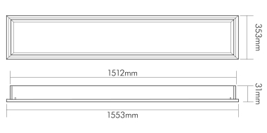 Nobile Einbaurahmen weiß für  1570982000 