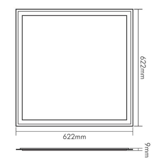 Nobile LED Panel Q2S weiß 40W 1570401243 
