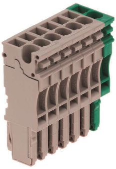 Weidmüller ZP 2.5/1AN/7 GN/BE Tragsch.- 