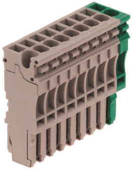 Weidmüller ZP 2.5/1AN/9 GN/BE Tragsch.- 