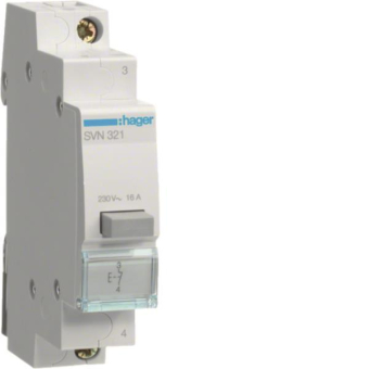 Hager Taster 16A 1Öffner          SVN321 