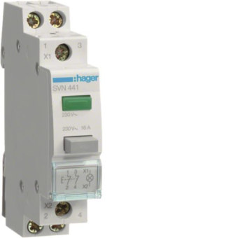 Hager Taster 16A 2Öffner          SVN441 
