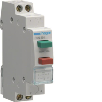 Hager Doppeltaster 16A            SVN391 