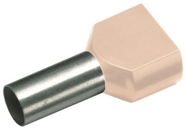 Cimco Aderendhülsen isoliert grau 182448 