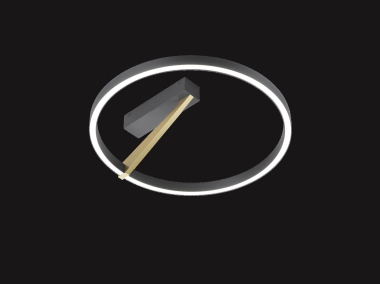 Helestra CHAZ, Deckenleuchte, 25/2402.28 