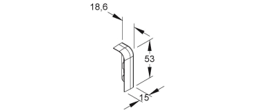 Kleinhuis Endstück rechts SDK   SFE50R.3 