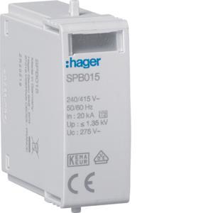 Hager Steckmodul T2 L-N Uc 275V   SPB015 