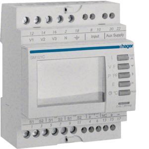 Hager Multimessgerät 3ph über     SM101C 