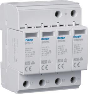 Hager Überspannungsableiter T2 4P SPB413 