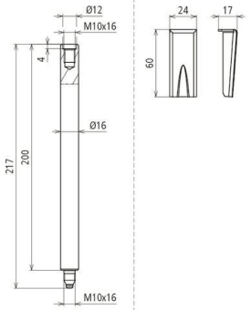 Dehn 107396 SOH 3 200 V2A  SOH 3 200 V2A 