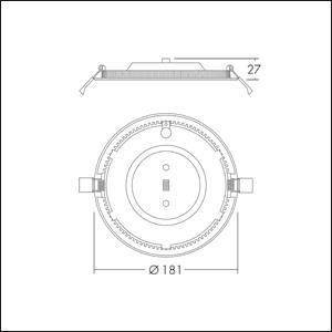 ThornEco Slimdownlig. ZOE VARIO 96637119 