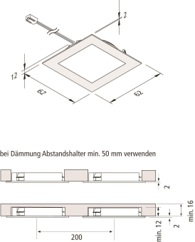 Hera 3er Set FAQ 58-LED 3W   61060431002 