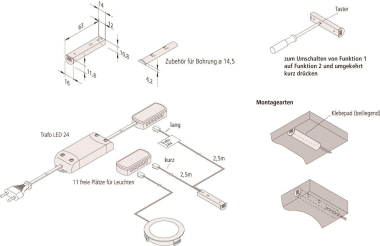 Hera IR-Schalter 24V max.30W 21703220101 