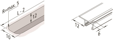 Hera LED Einfräsprofil       61500033510 