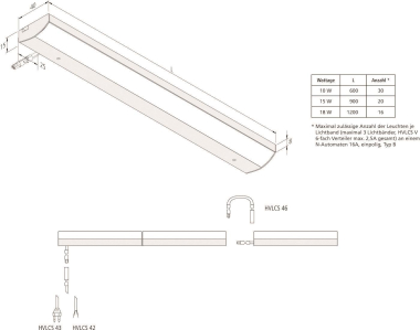 Hera LED Unterbauleuchte     20202583201 