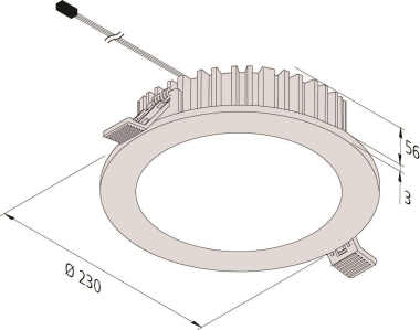 Hera LED Einbauleuchte       20203080103 