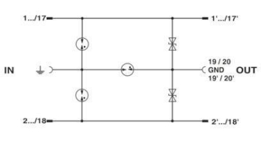 Phoenix 2807926       CT 10-18FS+F/PE-24 