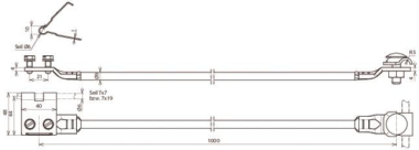DEHN           ASSA D6 L1000 6.10 CU V2A 