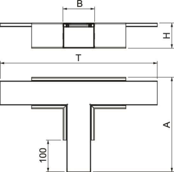 OBO PLM TB 0810 RW T-Abzweig 