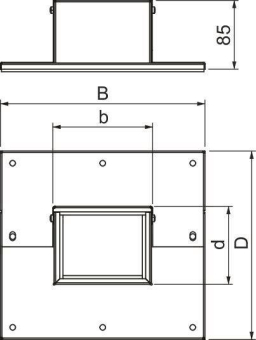 OBO PLM WC 0810 FS Wandanschlusskragen 