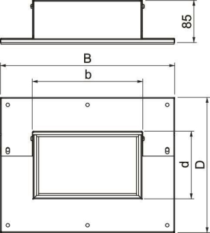 OBO PLM WC 1220 RW Wandanschlusskragen 