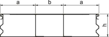 OBO S3 25058-2 Unterflurkanal 2-teilig 