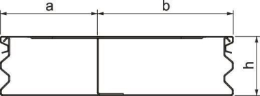 OBO S2 19048-2 Unterflurkanal 2-teilig 