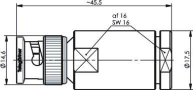 TEGA BNC-Kabelstecker Feder/   100023330 