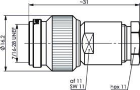 TEGA TNC-Kabelstecker        J01010A2611 