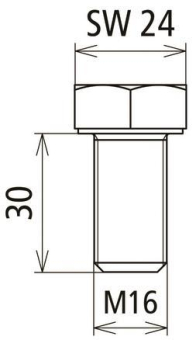 Dehn 419902 D SKS       D SKS M16X30 V4A 