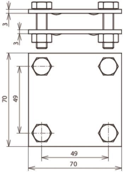 DEHN Kreuzstück St/Tzn            320044 