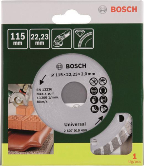 Bosch Diamanttrennscheibe     2607019480 
