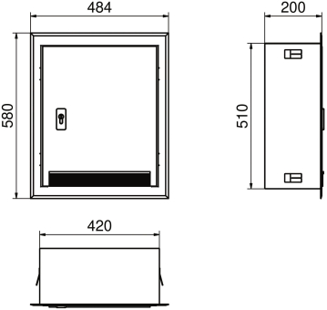 Bals V2A-UP-Gehäuse               561844 