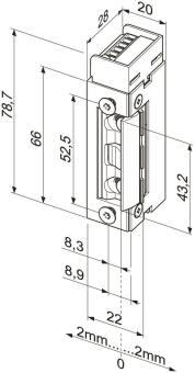 FF FH-Türöffner 143 RR   143R--------Q35 