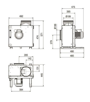 Maico Schallgedämmte Abluftbox  EKR 20-2 