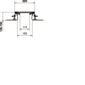 Hager Bodenkanal estrichbünd. BKFD200105 