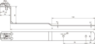 DEHN Dachleitungshalter Niro      202901 