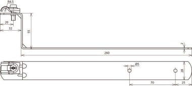 DEHN Dachleitungshalter           202037 