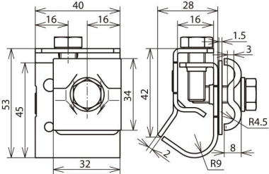 DEHN Dachrinnenklemme Cu          339157 