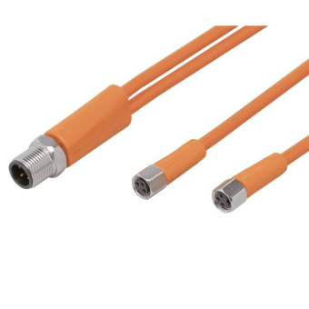IFM Y-Verbindungskabel 2f M12 4p  EVT338 