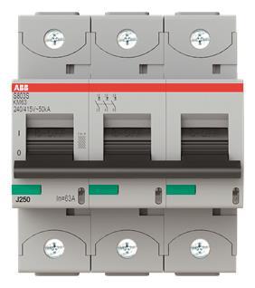 ABB ,63A,Icu=50kA magnetische S803S-KM63 