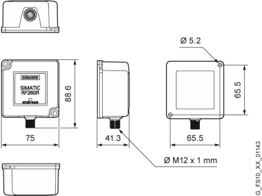 SIEM SIMATIC RF200 Reader  6GT2821-6AC40 