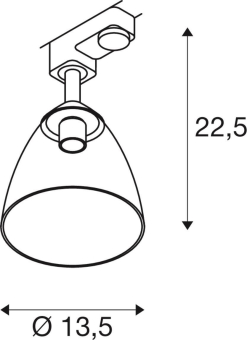 SLV PARA CONE GL GU10 3 Phasen   1006157 