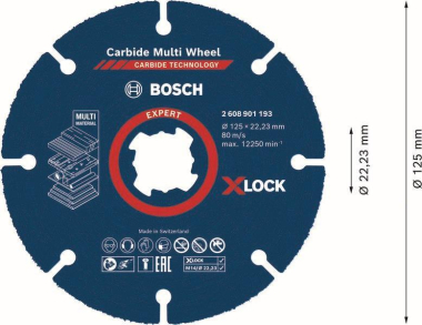 Bosch EXPERT Trennscheibe 125x22.23m 