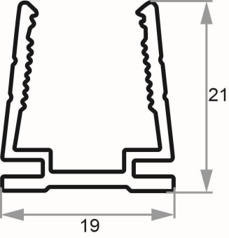 Rutec PVC Profil VARDAflex Neon    68342 