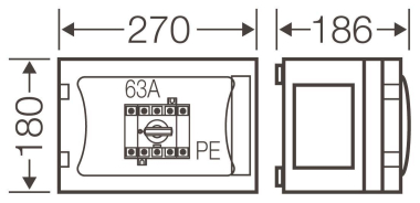 Hensel ENYSTAR Lastschalter-     FP 5103 