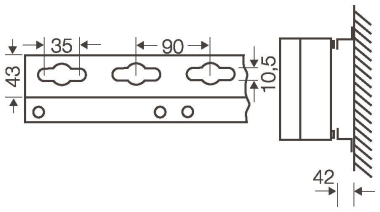 HENS ENYSTAR-Montageschiene FP   FP MS 1 